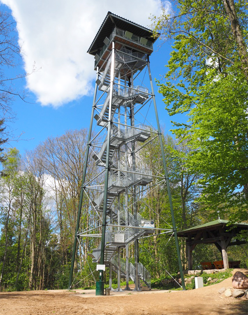 Holzbergturm aus Stahl