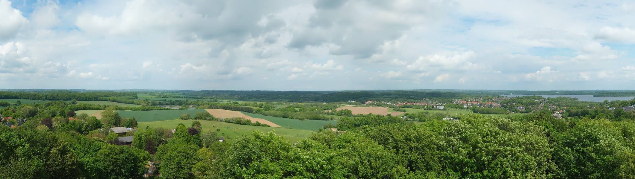 Panoramablick vom Holzbergturm in Malente